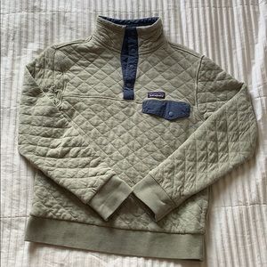 Patagonia cotton snap sweater